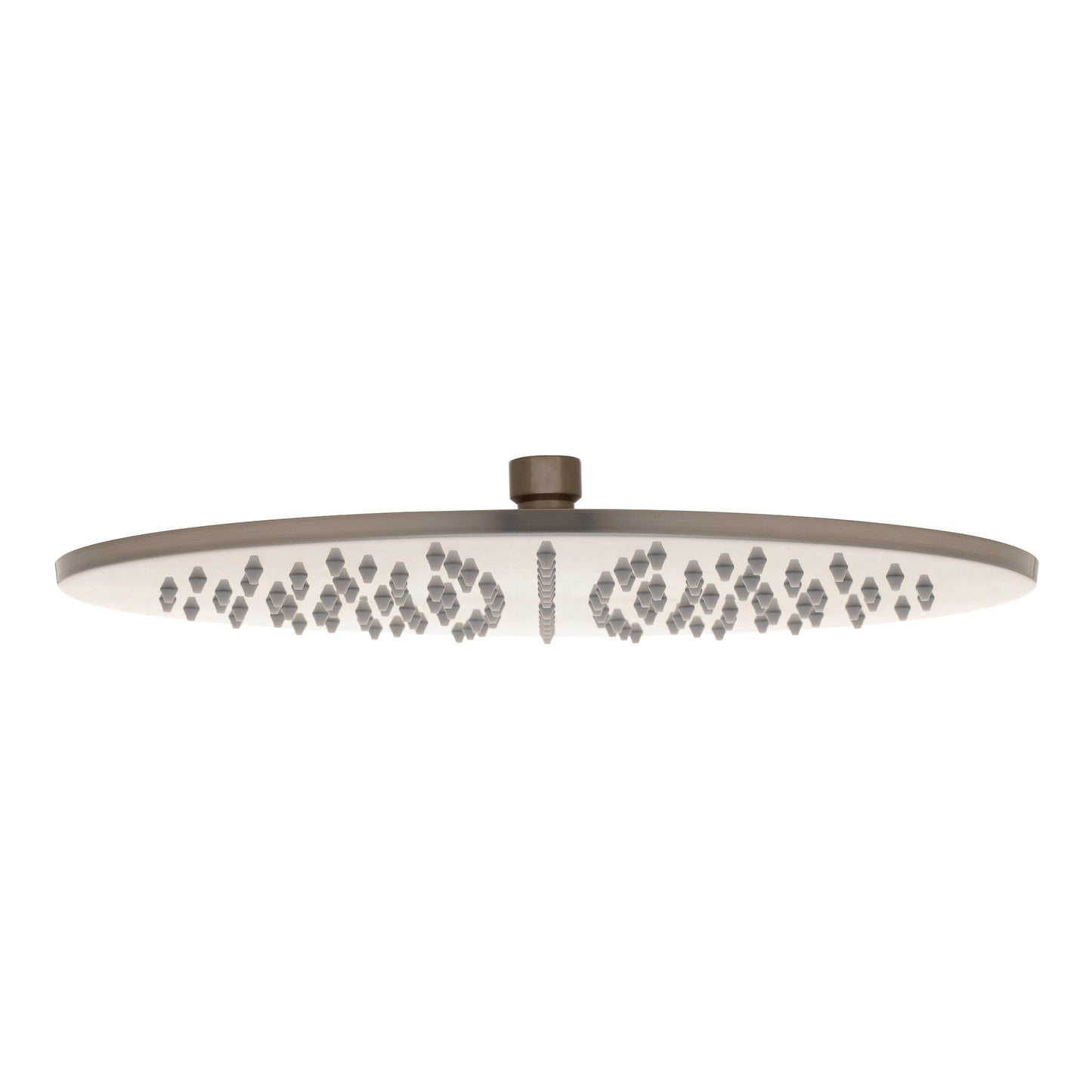 Round 300mm Stainless Steel Rain Shower Head, Brushed Nickel