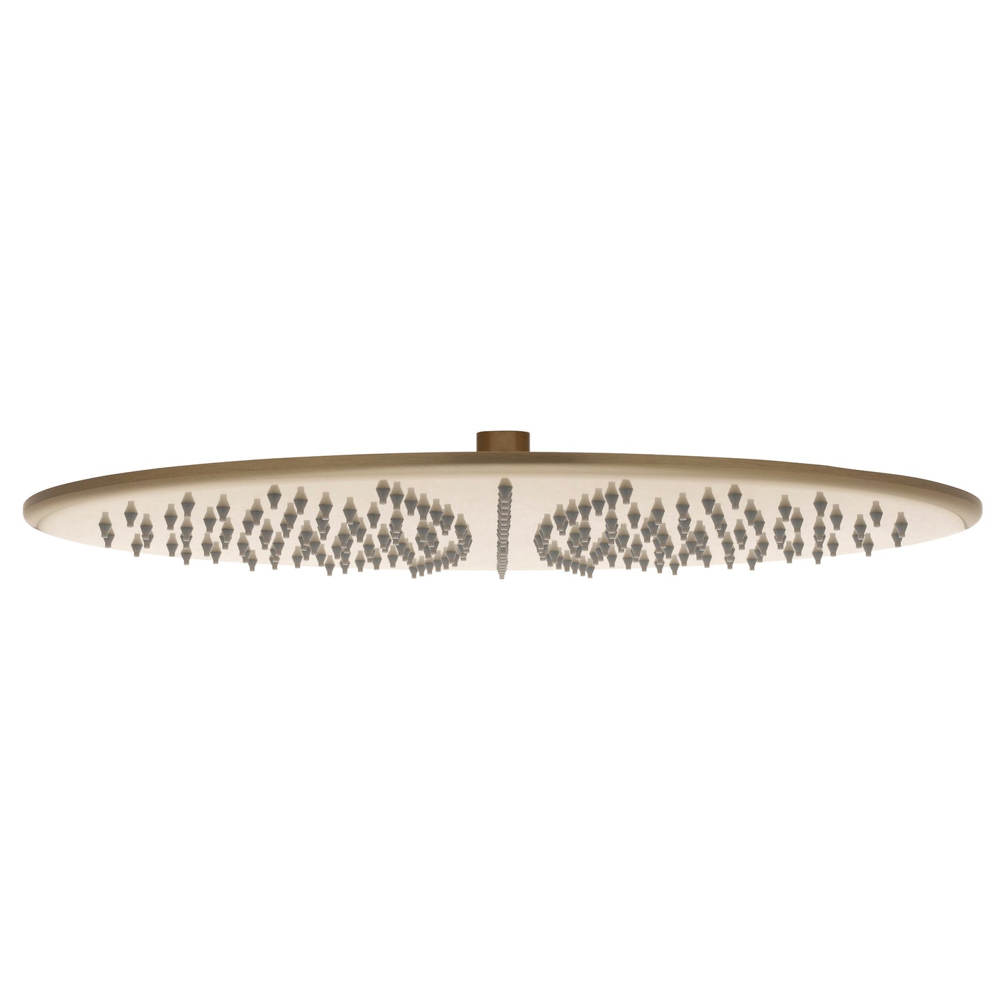 Round 400mm Stainless Steel Rain Shower Head, Brushed Brass (Gold)
