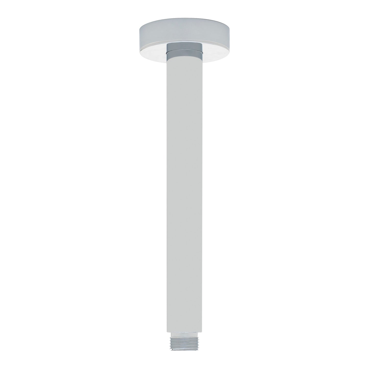 Round 200mm Shower Ceiling Dropper Arm, Polished Chrome