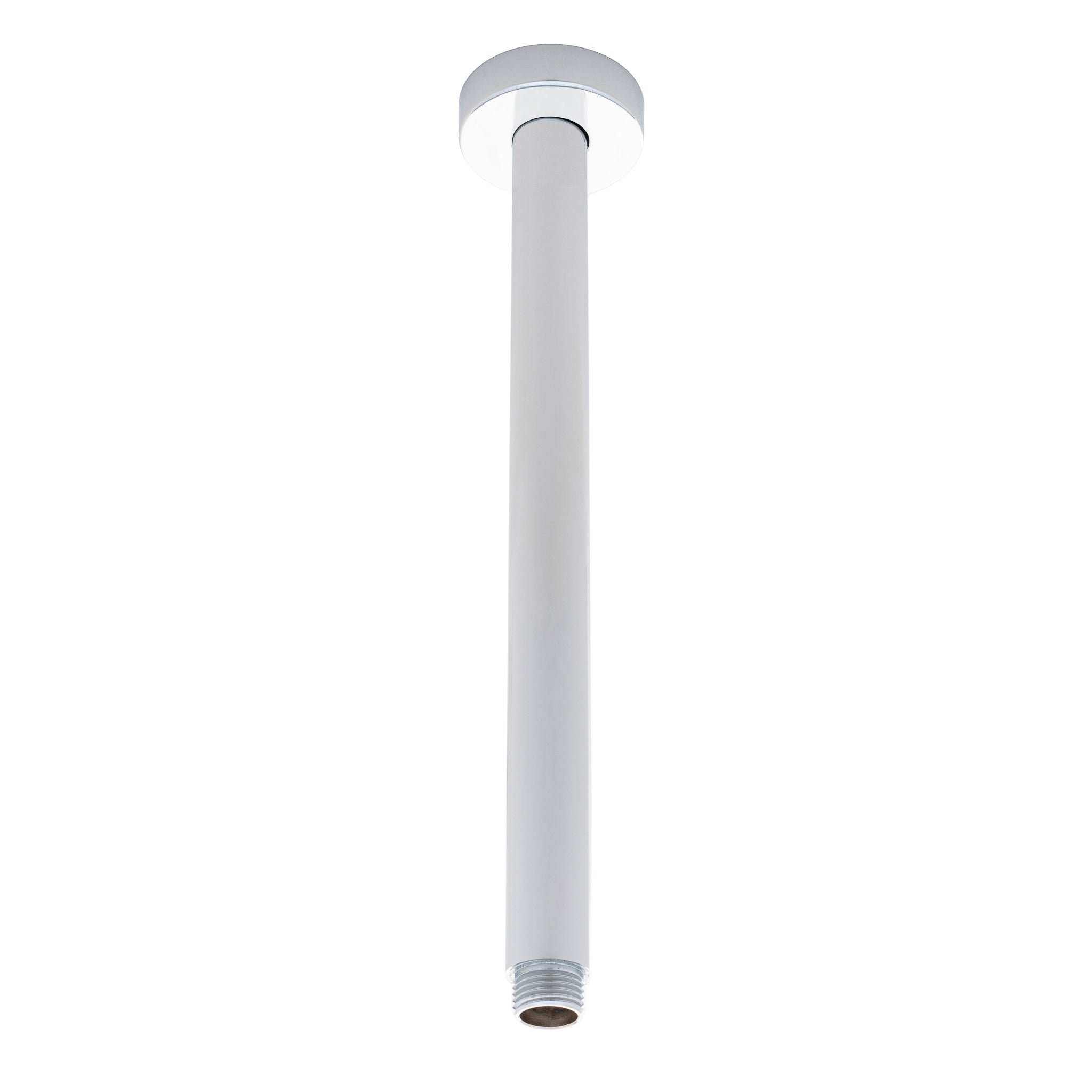 Round 300mm Shower Ceiling Dropper Arm, Polished Chrome – Enflair