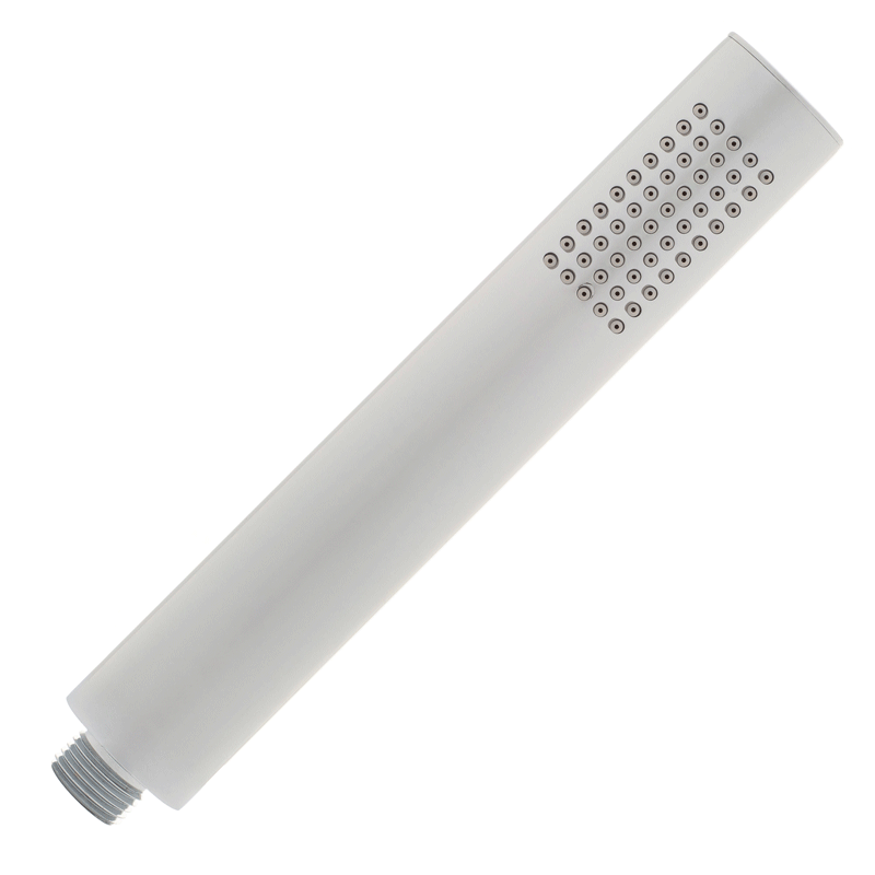 Tube Round Hand Shower on Rail, Polished Chrome