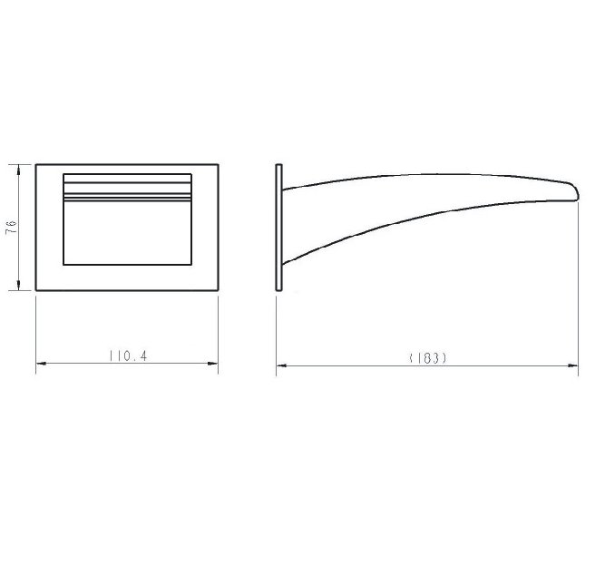 Breeze Bath Spout | Matte White