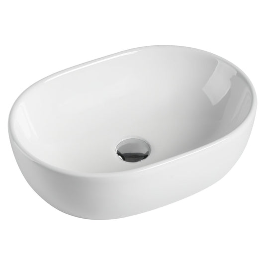 Capsula 480mm x 350mm Above-Counter Basin, Gloss White