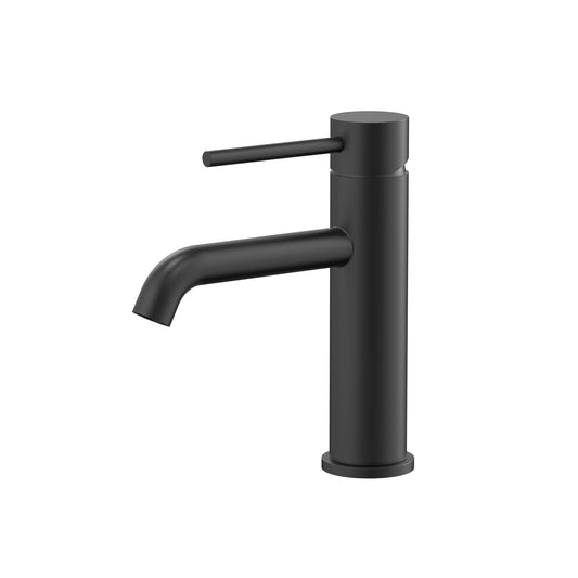 Profile III Short Basin Mixer, Chrome Plated Matte Black