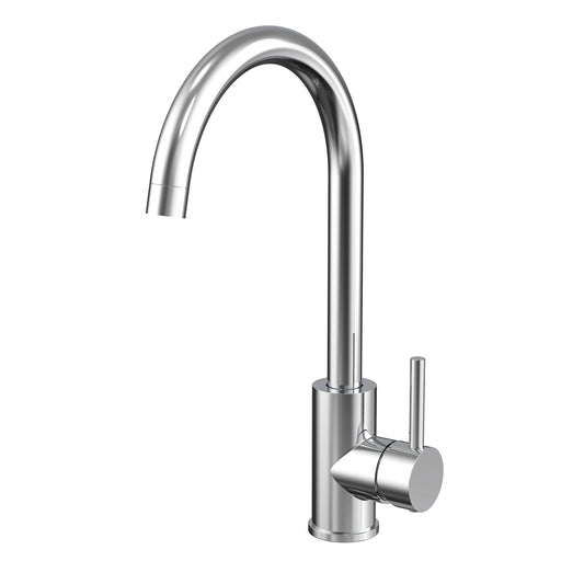 Profile III Gooseneck Sink Mixer, Polished Chrome