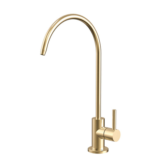 Profile III Filter Tap for Drinking Water, PVD Brushed Brass Gold