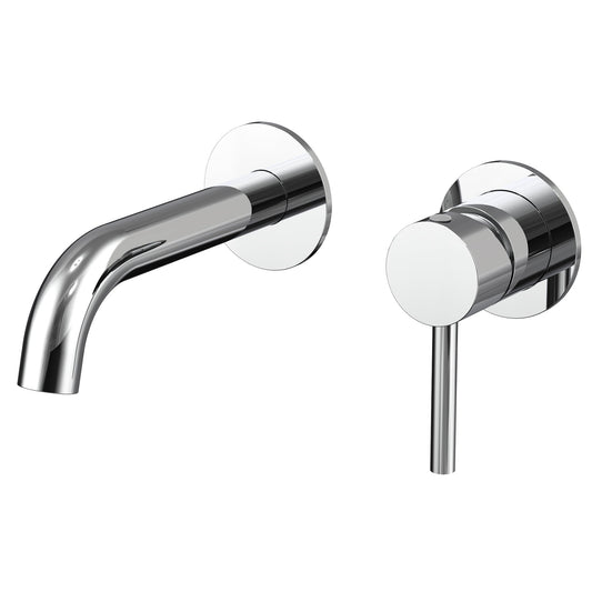 Profile III 150mm Basin/ Bath Wall Mixer Set, Polished Chrome