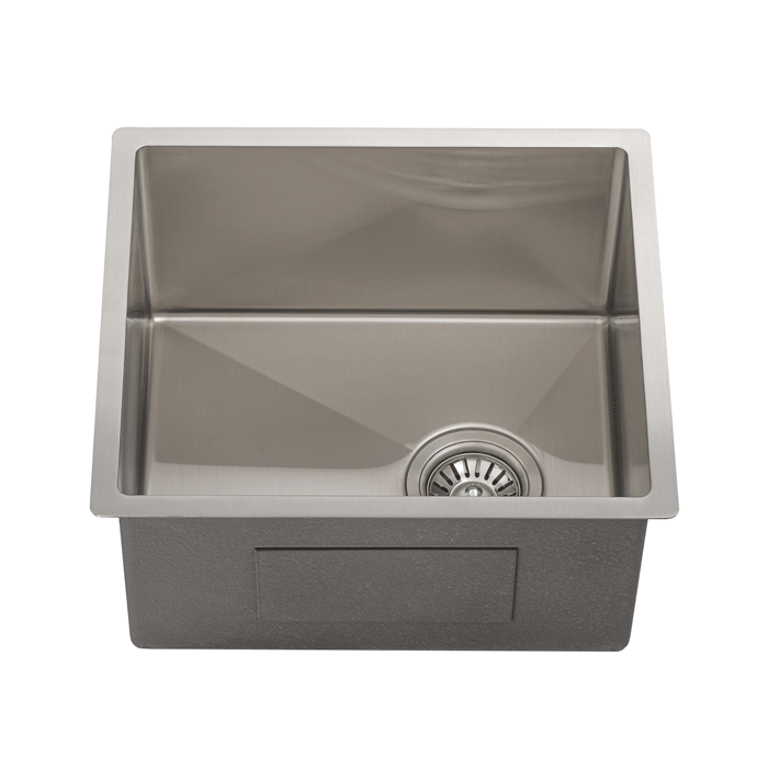 Retto II 390mm x 440mm x 230mm Stainless Steel Sink, Brushed Nickel Silver