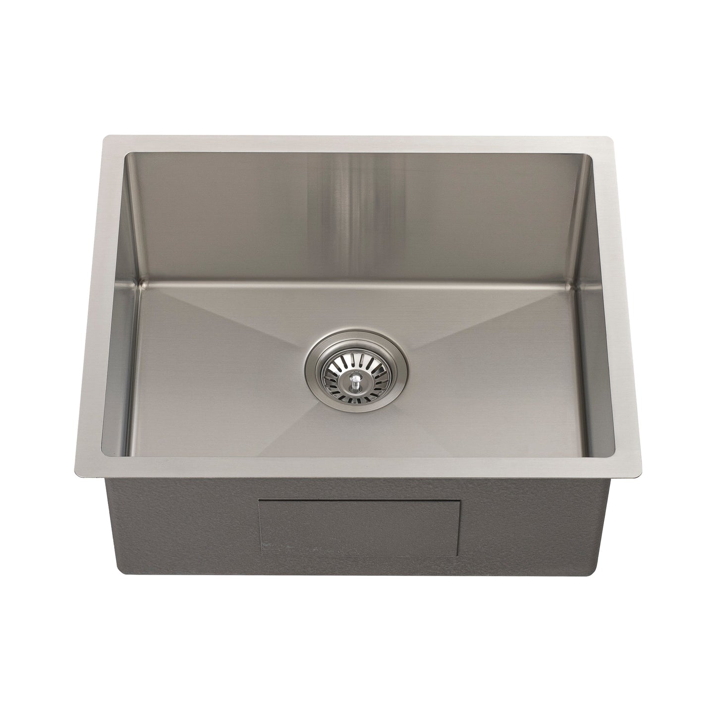 Retto II 550mm x 450mm x 230mm Stainless Steel Sink, Brushed Nickel Silver