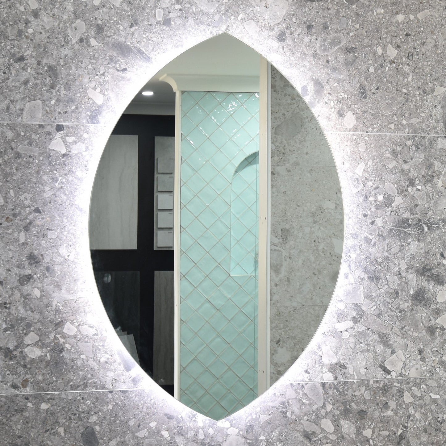 Marquise Jewel 600mm LED Mirror with Demister