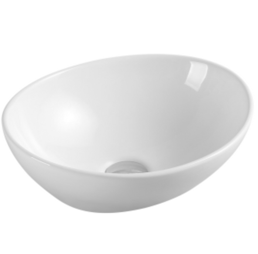 Ovali 455mm x 335mm Ceramic Basin