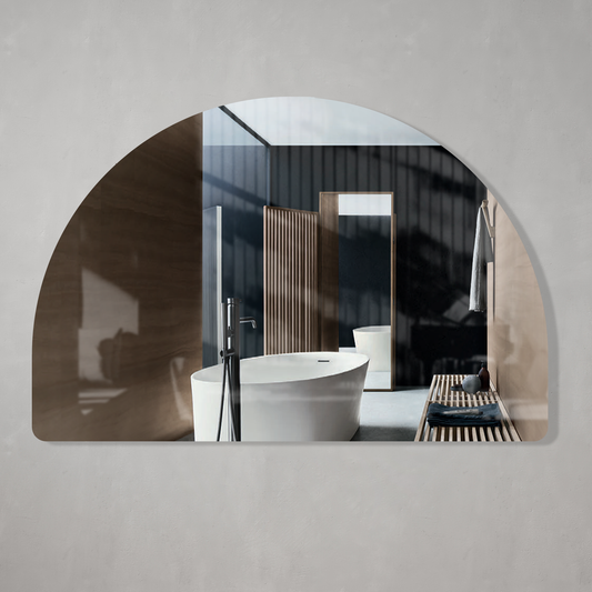 Arco Arch 1500mm x 1000mm Frameless Mirror with Polished Edge