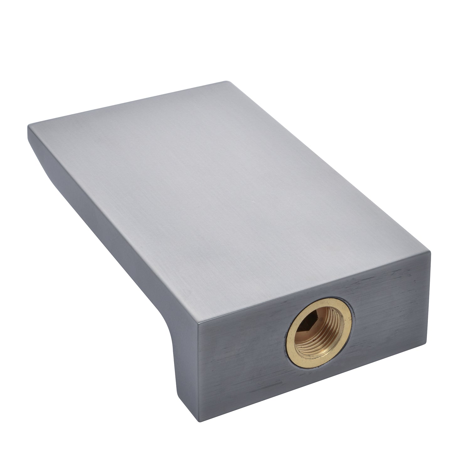 Seaspray Flat Waterfall Bath Spout | Brushed Gun Metal – Enflair