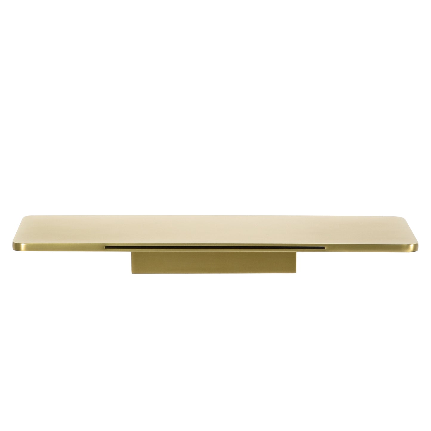 Cascada Shelf Waterfall Bath Spout | Brushed Brass (Gold)