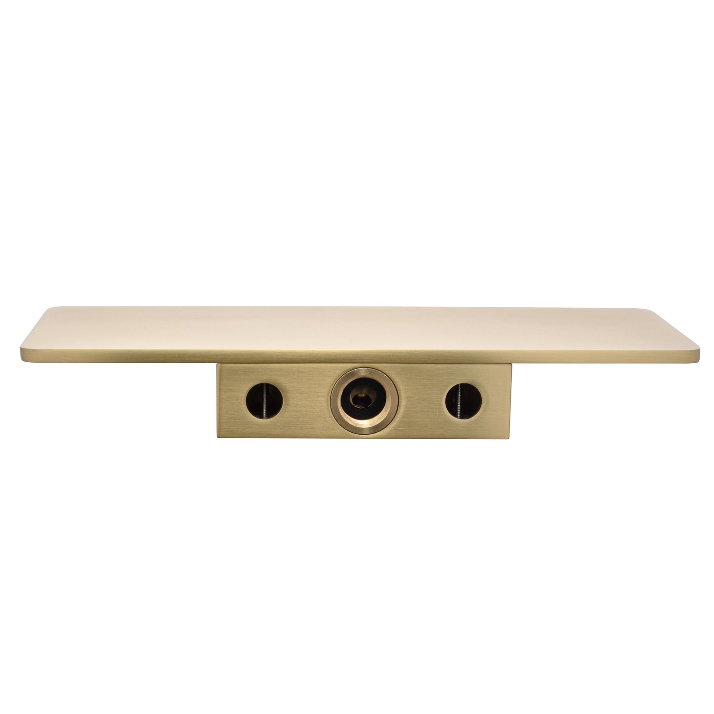 Cascada Shelf Waterfall Bath Spout | Brushed Brass (Gold)