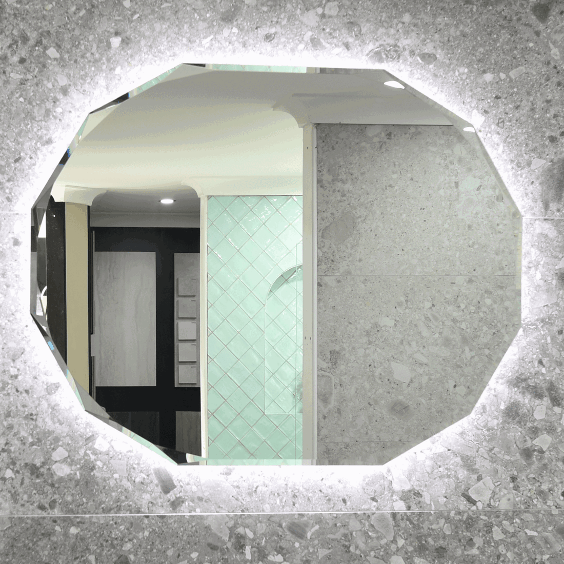 Classic Jewel 600mm x 900mm LED Mirror with Demister Enflair